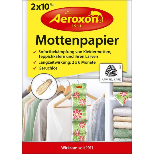 Motten-Papier 2x 10ST 1 Motten-Papier 2x 10ST
