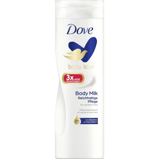 DOVE Body Love Reichhaltige Pflege Body Milk 400ML 1 DOVE Body Love Reichhaltige Pflege Body Milk 400ML