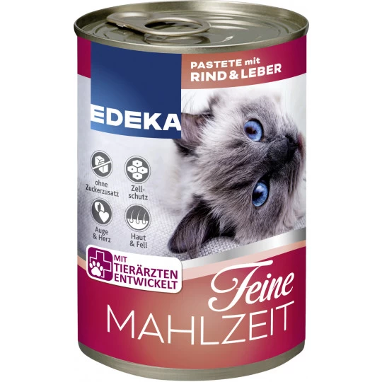 Feine Mahlzeit Pastete Mit Rind & Leber 400G 1 Feine Mahlzeit Pastete Mit Rind & Leber 400G