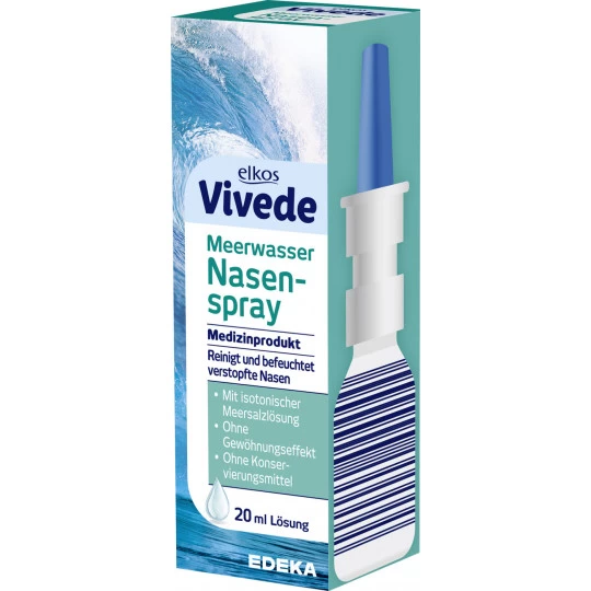 Vevide Meerwasser Nasenspray 20ML 1 Vevide Meerwasser Nasenspray 20ML