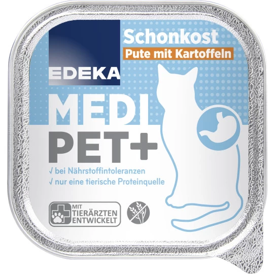 Medi Pet Schonkost Pute Mit Kartoffeln 100G 1 Medi Pet Schonkost Pute Mit Kartoffeln 100G
