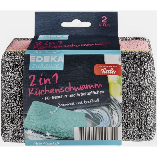 Zuhause 2in1 Küchenschwamm 1 Zuhause 2in1 Küchenschwamm