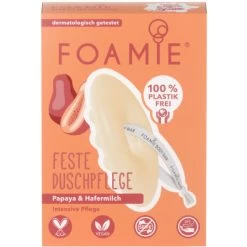 Feste Duschpflege Papaya & Hafermilch 80G