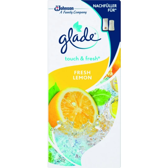 Glade® Touch & Fresh Lemon Minispray Nachfüller 10ML 1 Glade® Touch & Fresh Lemon Minispray Nachfüller 10ML