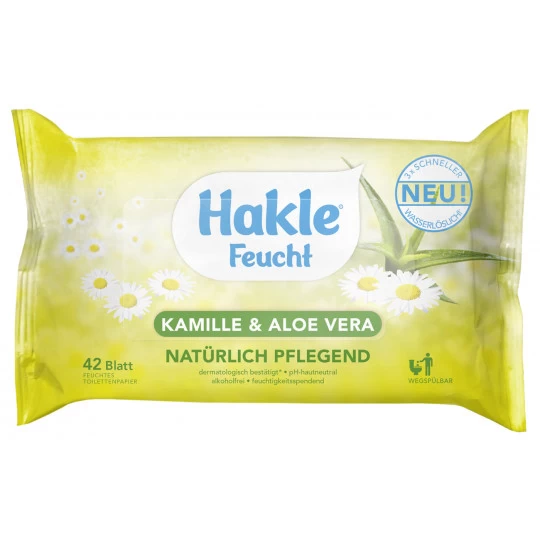 Feuchtes Toilettenpapier Kamille & Aloe Vera 42ST 1 Feuchtes Toilettenpapier Kamille & Aloe Vera 42ST