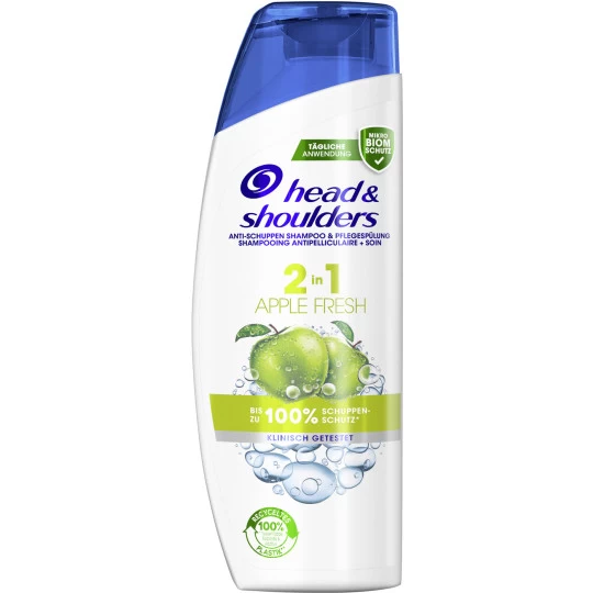 Head & Shoulders 2in1 Shampoo Apple Fresh 250ML 1 Head & Shoulders 2in1 Shampoo Apple Fresh 250ML