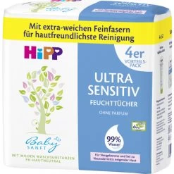 Hipp Babysanft Feuchttücher Ohne Parfum 4x 52ST