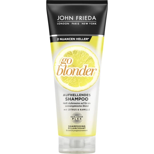 John Frieda Go Blonder Aufhellendes Shampoo 250 Ml 1 John Frieda Go Blonder Aufhellendes Shampoo 250 Ml