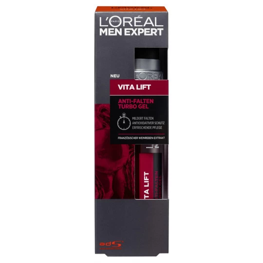 L'Oreal Men Expert Vita Lift Anti Falten Turbo Gel 50ML 1 L'Oreal Men Expert Vita Lift Anti Falten Turbo Gel 50ML