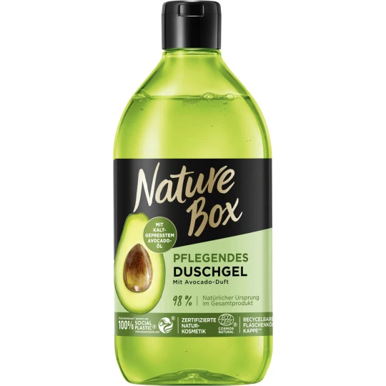 Nature Box Pflegendes Duschgel Avocadoduft 385ML 1 Nature Box Pflegendes Duschgel Avocadoduft 385ML