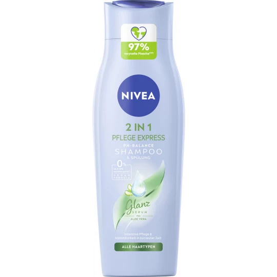 NIVEA 2in1 Pflege Express Shampoo & Spülung 250ML 1 NIVEA 2in1 Pflege Express Shampoo & Spülung 250ML