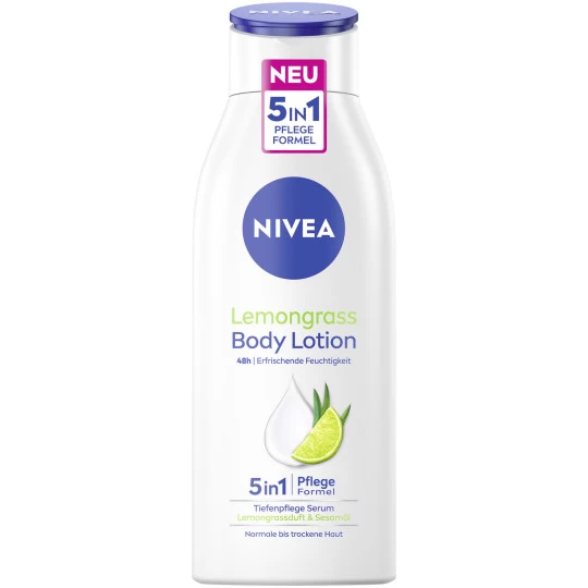 NIVEA Bodylotion Lemongrass 48h Tiefenpflege Serum 400ML 1 NIVEA Bodylotion Lemongrass 48h Tiefenpflege Serum 400ML