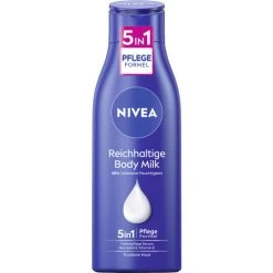 NIVEA Reichhaltige Body Milch 5in1 Tiefenpflege Serum 48h 250ML