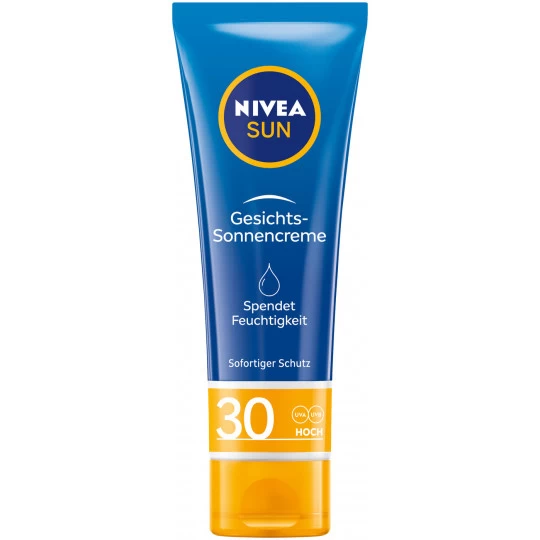 NIVEA Sun Gesichtssonnencreme Sofortiger Schutz LSF30 50ML 1 NIVEA Sun Gesichtssonnencreme Sofortiger Schutz LSF30 50ML