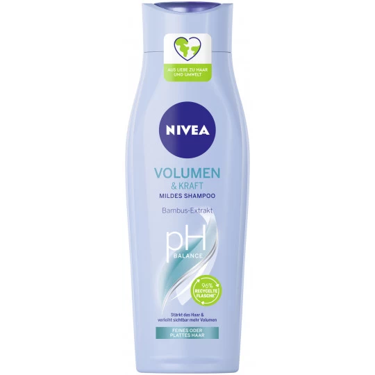 NIVEA Volumen & Kraft Mildes Shampoo PH Balance 250ML 1 NIVEA Volumen & Kraft Mildes Shampoo PH Balance 250ML