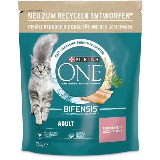 Purina One Bifensis Adult Reich An Lachs 750G 1 Purina One Bifensis Adult Reich An Lachs 750G