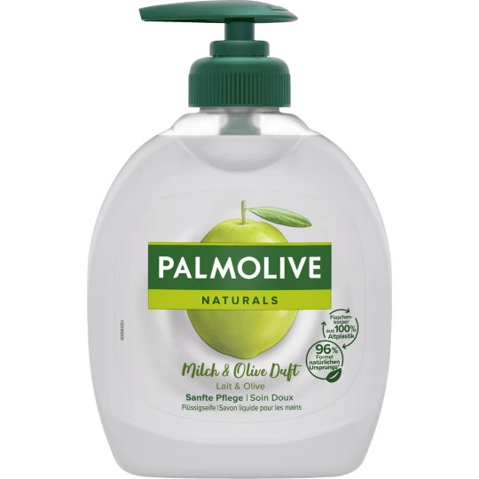 Palmolive® Naturals Flüssigseife Milch & Olive Duft 300ML 1 Palmolive® Naturals Flüssigseife Milch & Olive Duft 300ML