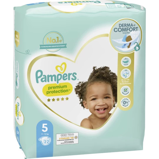 Pampers® Premium Protection 5 11-16KG 22ST 1 Pampers® Premium Protection 5 11-16KG 22ST