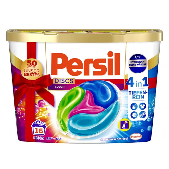 Persil® Color Discs 4in1 Tiefenrein 400G 16WL 1 Persil® Color Discs 4in1 Tiefenrein 400G 16WL