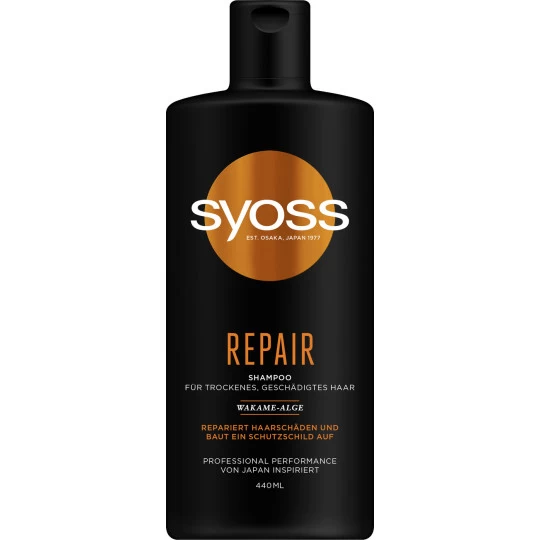 Syoss Repair Shampoo 440ML 1 Syoss Repair Shampoo 440ML