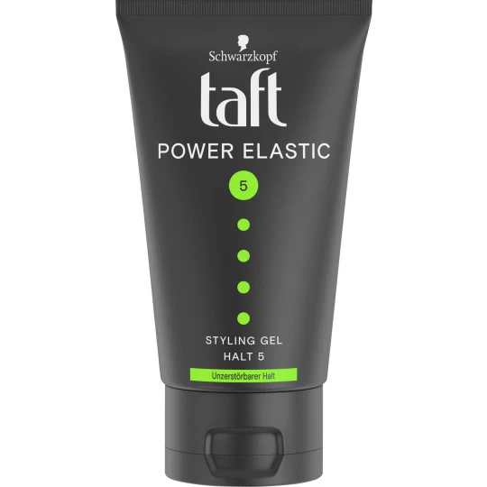 Schwarzkopf Taft Power Elastic Styling Gel Halt 5 150ML 1 Schwarzkopf Taft Power Elastic Styling Gel Halt 5 150ML
