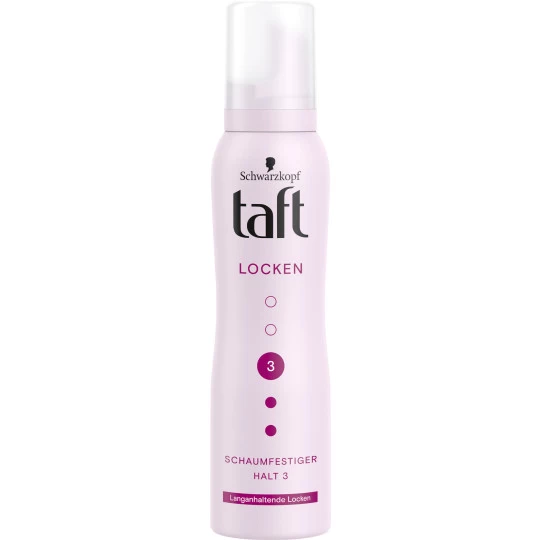 Schwarzkopf Taft Locken Schaumfestiger Halt 3 150ML 1 Schwarzkopf Taft Locken Schaumfestiger Halt 3 150ML