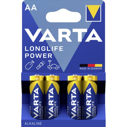 Varta Longlife Power Mignon AA Batterien 4ST 1 Varta Longlife Power Mignon AA Batterien 4ST