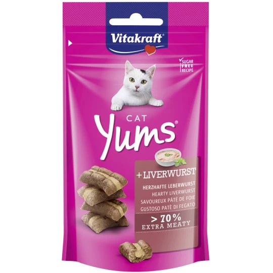 Vitakraft Cat Yums Leberwurst 40G 1 Vitakraft Cat Yums Leberwurst 40G